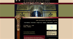 Desktop Screenshot of canemania2008paris.com